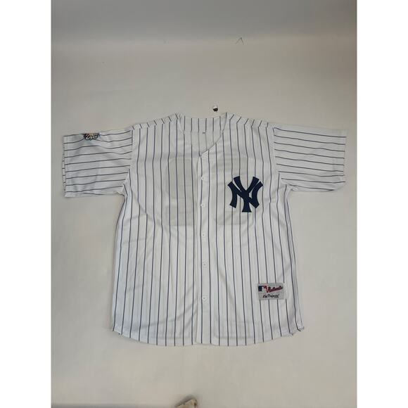 NEW YORK YANKEES 2009 WORLD SERIES FALL CLASSIC  CC SEBATHIA #52 JERSEY XL - Picture 1 of 11